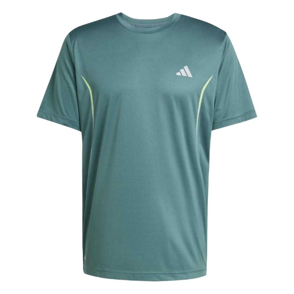 Adidas Mens Tech Logo T-Shirt / Teal
